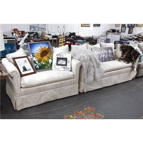 Bone Cloth Sofa Loveseat Set