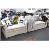 Image 1 : Bone Cloth Sofa Loveseat Set