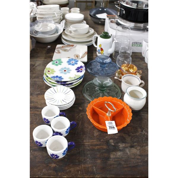 Carnival Glass, Cup/Saucers, Footed Dishes, Divided, Floral Dishes, Pitcher