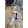 Image 1 : Art Glass Swan Bowls - 6