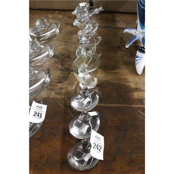 Art Glass Duck/Swan Paperweights - 9