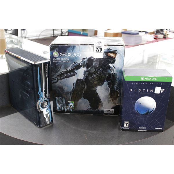 Xbox 360 Gaming Console w/Destiny Accessory