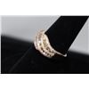 Image 3 : 14K Rose Gold Ring w/98 Round Cut Diamonds and 32 Round Cut Diamonds.  Prong