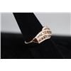 Image 4 : 14K Rose Gold Ring w/98 Round Cut Diamonds and 32 Round Cut Diamonds.  Prong