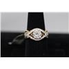 Image 2 : 14K Two Tone Diamond Ring w/98 Round Cut Diamonds and Single Diamonds  Prong