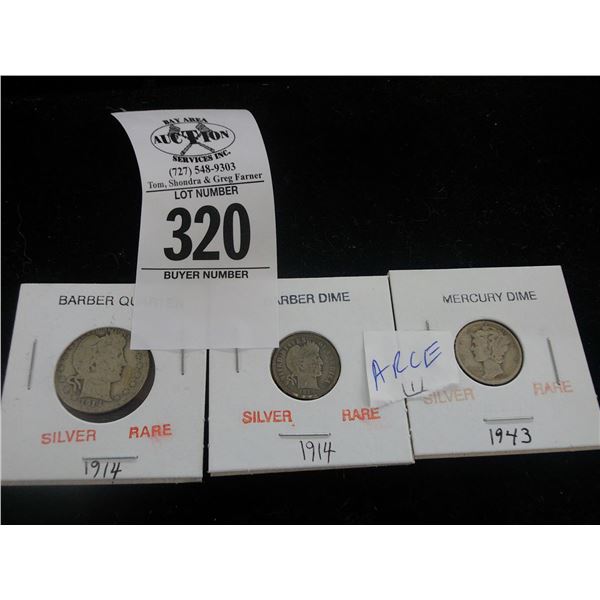 Barber Dimes 2, Mercury Dime