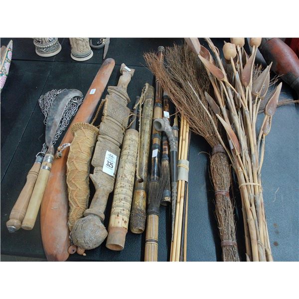 Primitive Knife, Whip, Boomarang, Spears, Pipe, More
