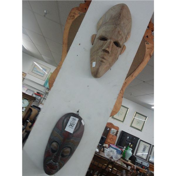 Carved African Masks - 2