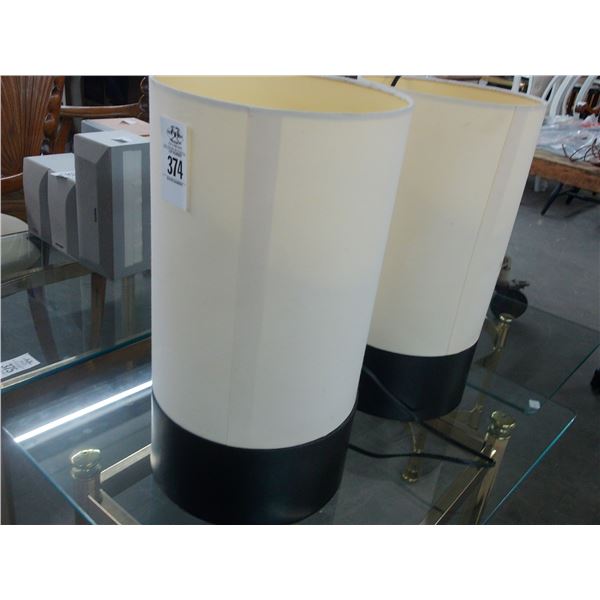 Contemporary Lamps - Pair