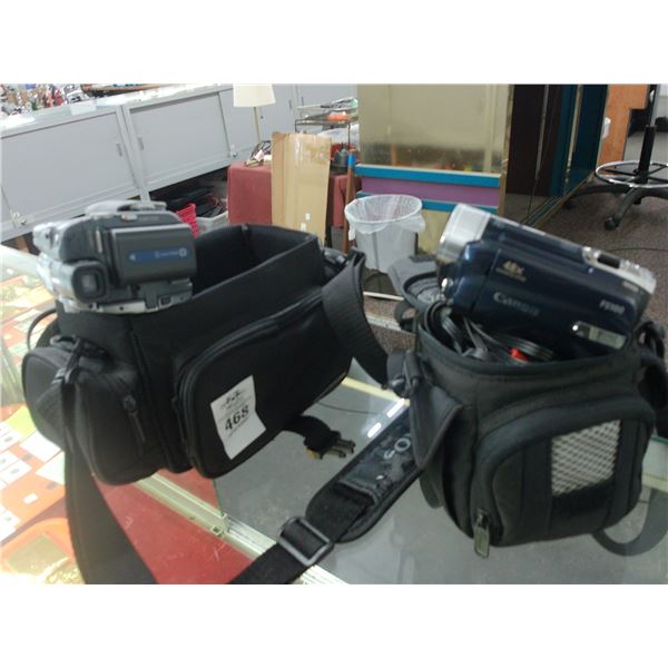 Canon/Sony Handicam Recorders w/Cases - 2