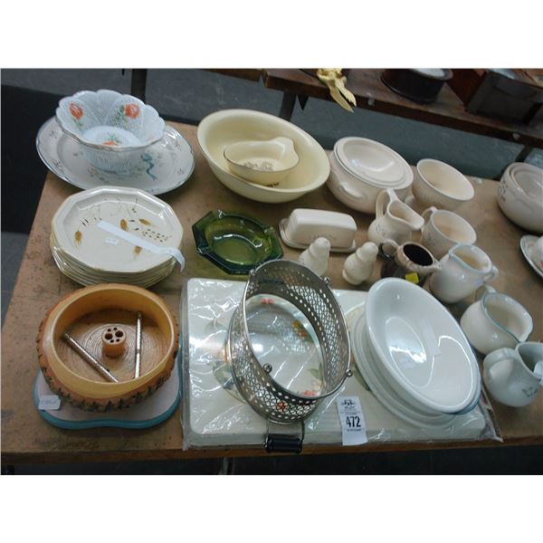 Phaltzgraff Asst. Bowls, Dishes, Corelle Pan