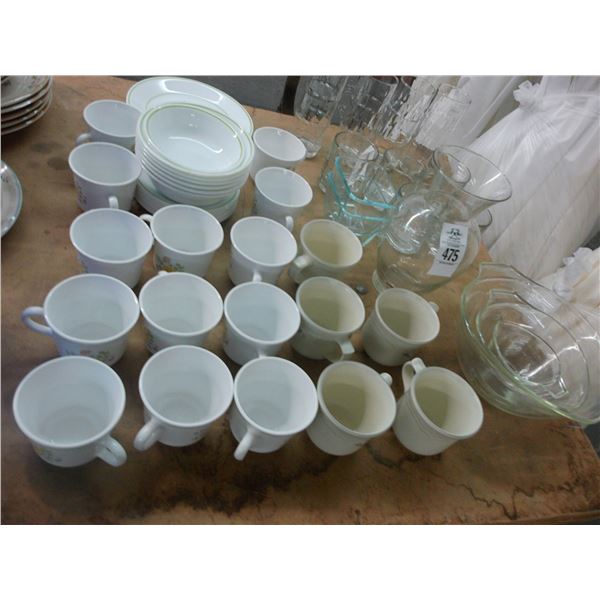 Corelle Floral Dishes, Mugs, Bowls, Cookware