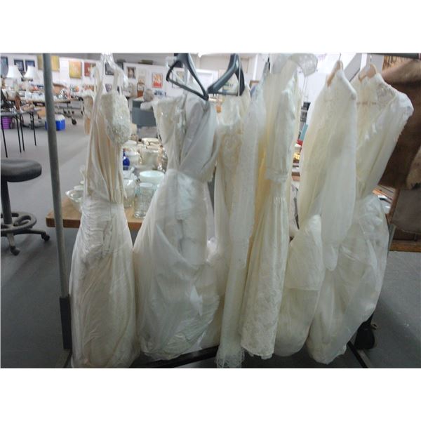 7-Wedding Dresses - 7 X $