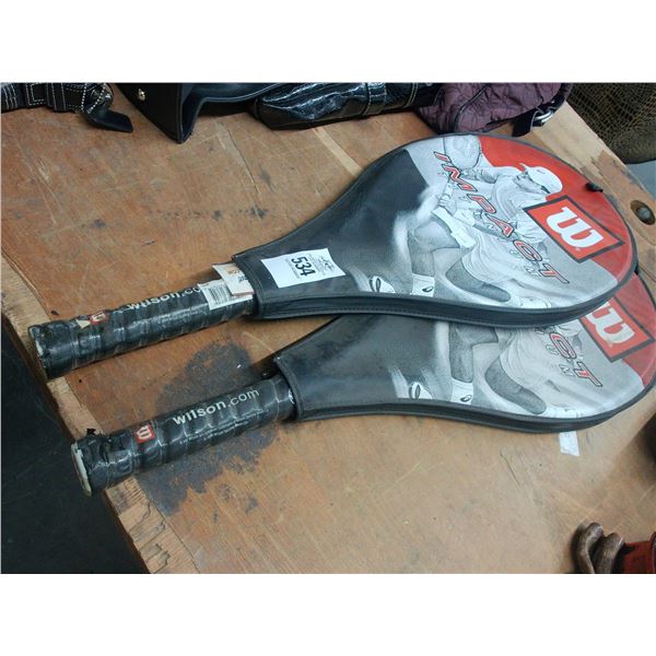 Wilson Tennis Rackets - Pair