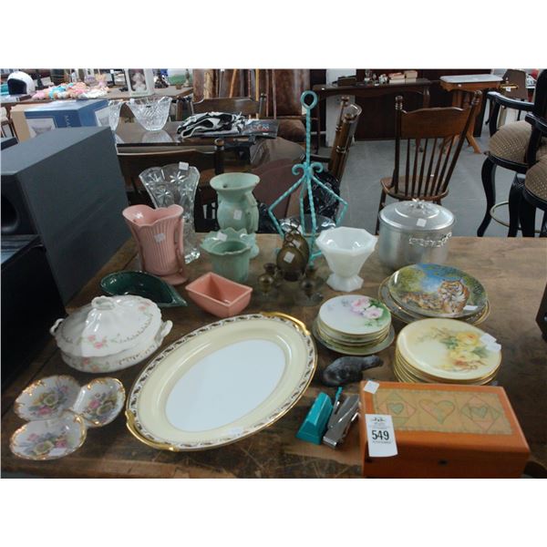 Large Serving Platter, Dishes, Vases, Candlestands, Décor