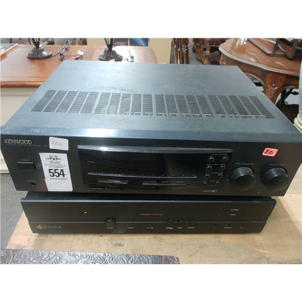 Kenwood Stereo Receiver, Sanyo Amp