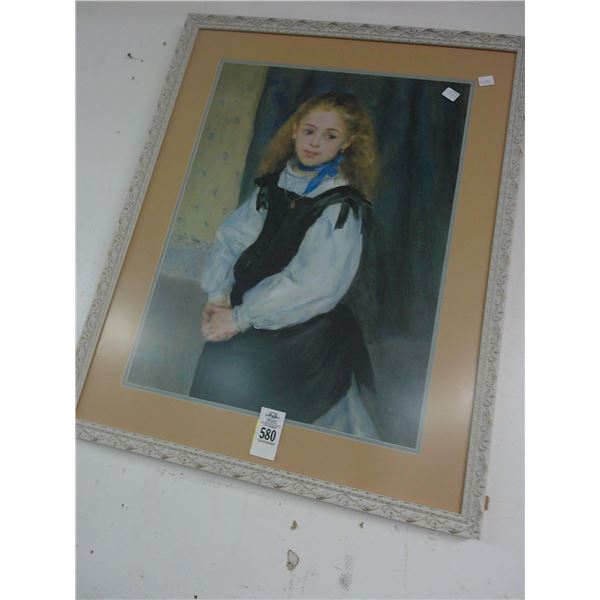 Framed Portrait of Girl - 24  X  36