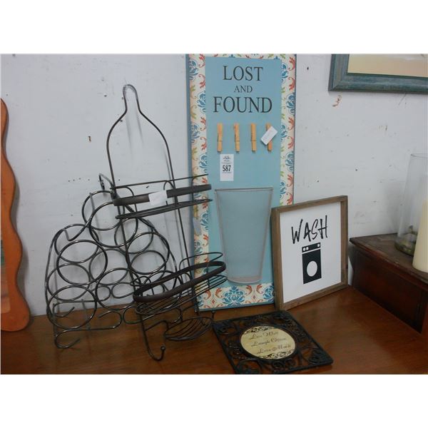 Wine Bottle and Wall Rack, Inspirations