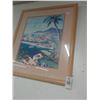 Image 1 : Framed Colorful Med Sea Scape - 20  X  30
