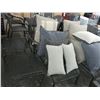 Image 1 : Iron Rolling Patio Chaise Loungers w/End Tables - Pair - 4 Pc. Set