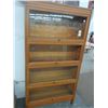 Image 1 : Tiger Oak 4 Unit Barrister Bookcase