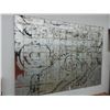 Image 1 : Unframed Oil On Canvas Abstract Wall Art Signed Lee - 5'  X  7'