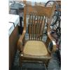 Image 1 : Carved Oak Antique Rocker