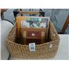 Image 1 : Basket w/Weekly Planners and Notebooks