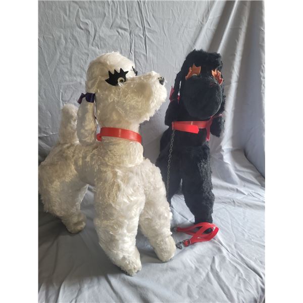 2 1950's - 1960"s Poodle Dogs A