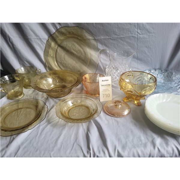 Depression Glass & Fire King A