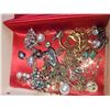 Image 6 : Box of Vintage Costume Jewelry A