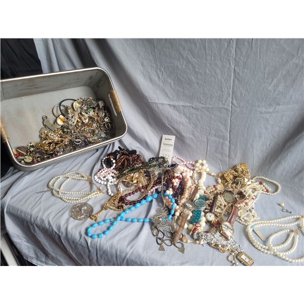 Kimono Pearls & Costume Jewlry A