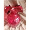 Image 4 : Cranberry Glass Vases A