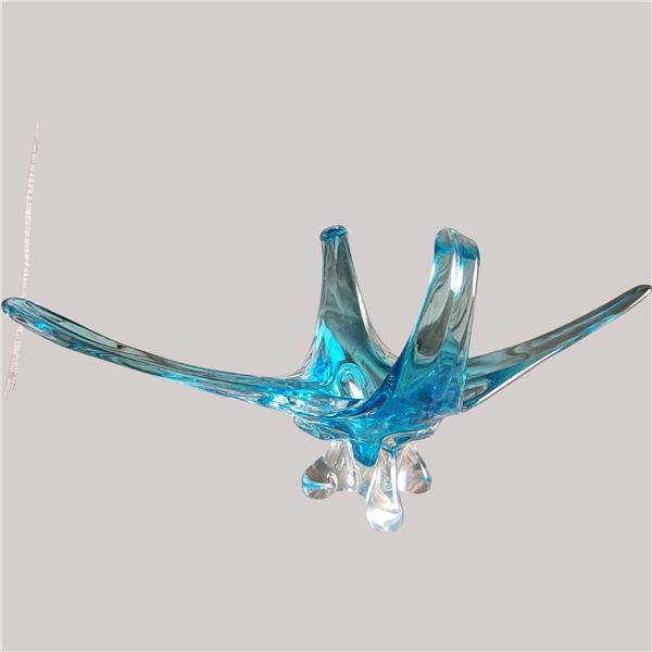 Large Chalet Art Glass A