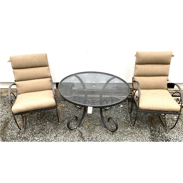 Wrought Iron Patio Set C
