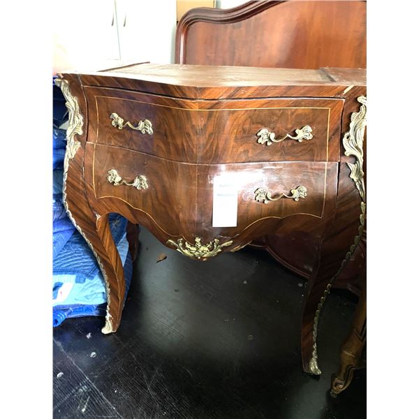 Antique Bow Front Side Table