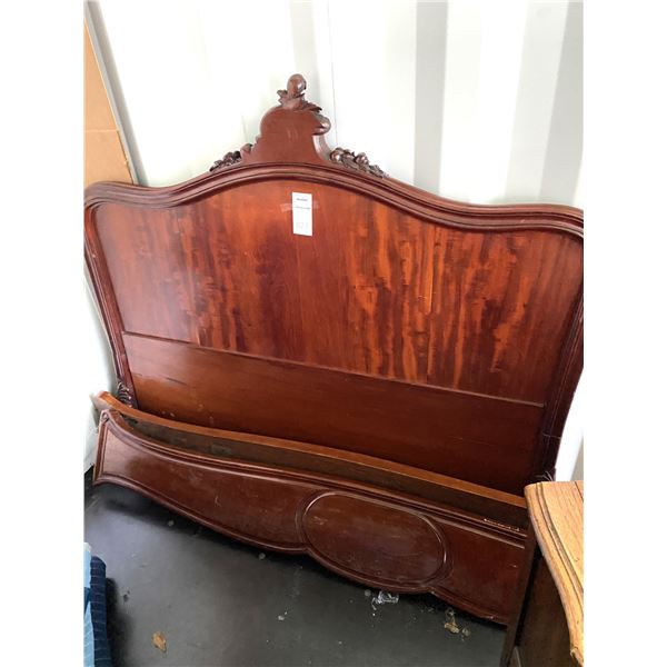 Antique Headboard & Rails C