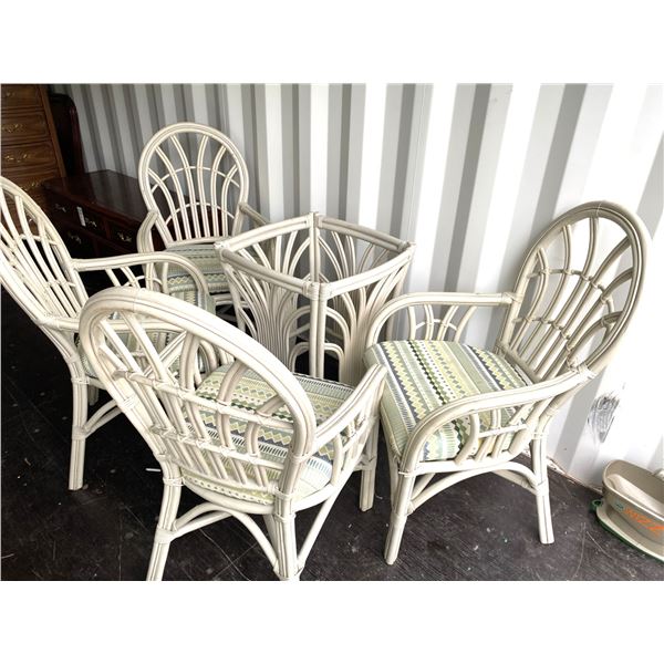 Rattan Table & Chairs C