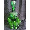 Image 1 : Vintage Cut Glass Decanter Set A