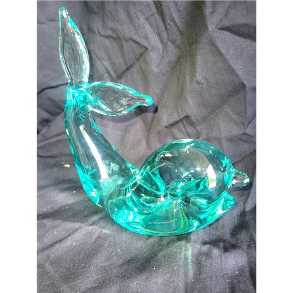 Art Glass Dolphin A