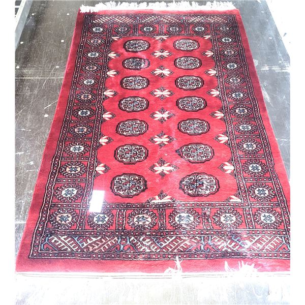 Persian Hand-Knotted Wool Rug, Bokhara C