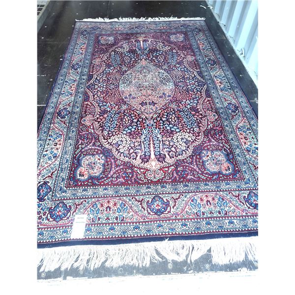 Persian Mori Kirman Hand Knotted Wool Rug C