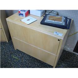 Maple 2 Drawer Lateral File Cabinet