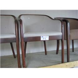Scali Durante Mahogany Framed Client Chair (s2)
