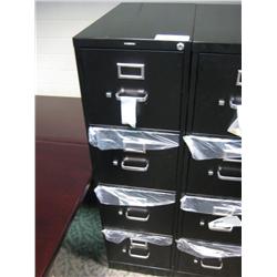 Black 4 Drawer Vertical File Cabinet