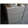 Image 1 : Beige 3 Drawer Lateral File Cabinet