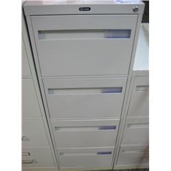 Beige 4 Drawer Legal File Cabinet