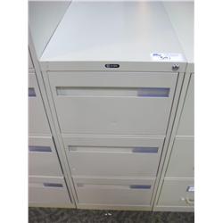 Beige 3 Drawer Legal File Cabinet