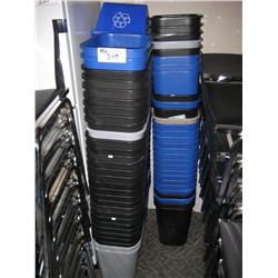 Large Lot Of Office Garbage Cans