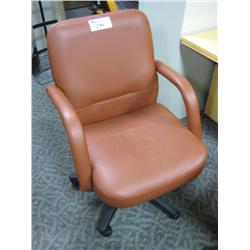Global Brown Leather Executive Chair